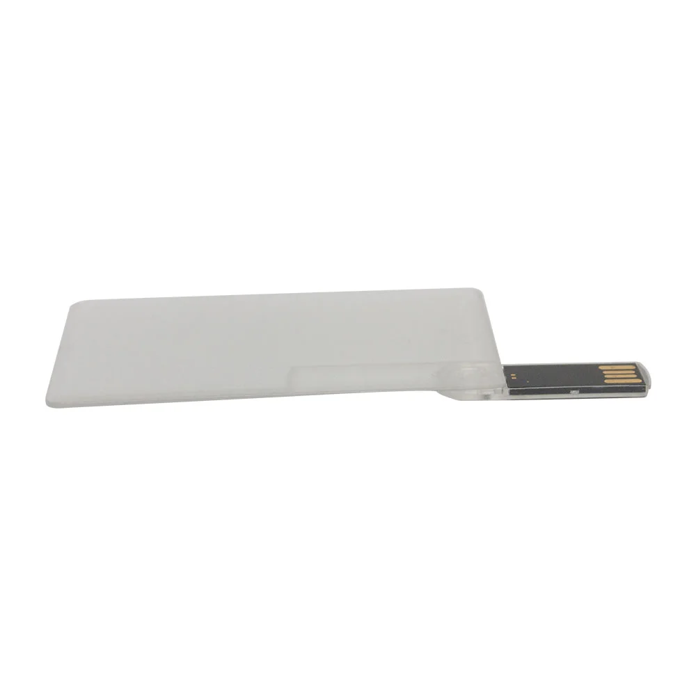 Флешка Пластиковая Визитка Клеа Visit Card Clear S486 прозрачный 16 Гб - фото 8