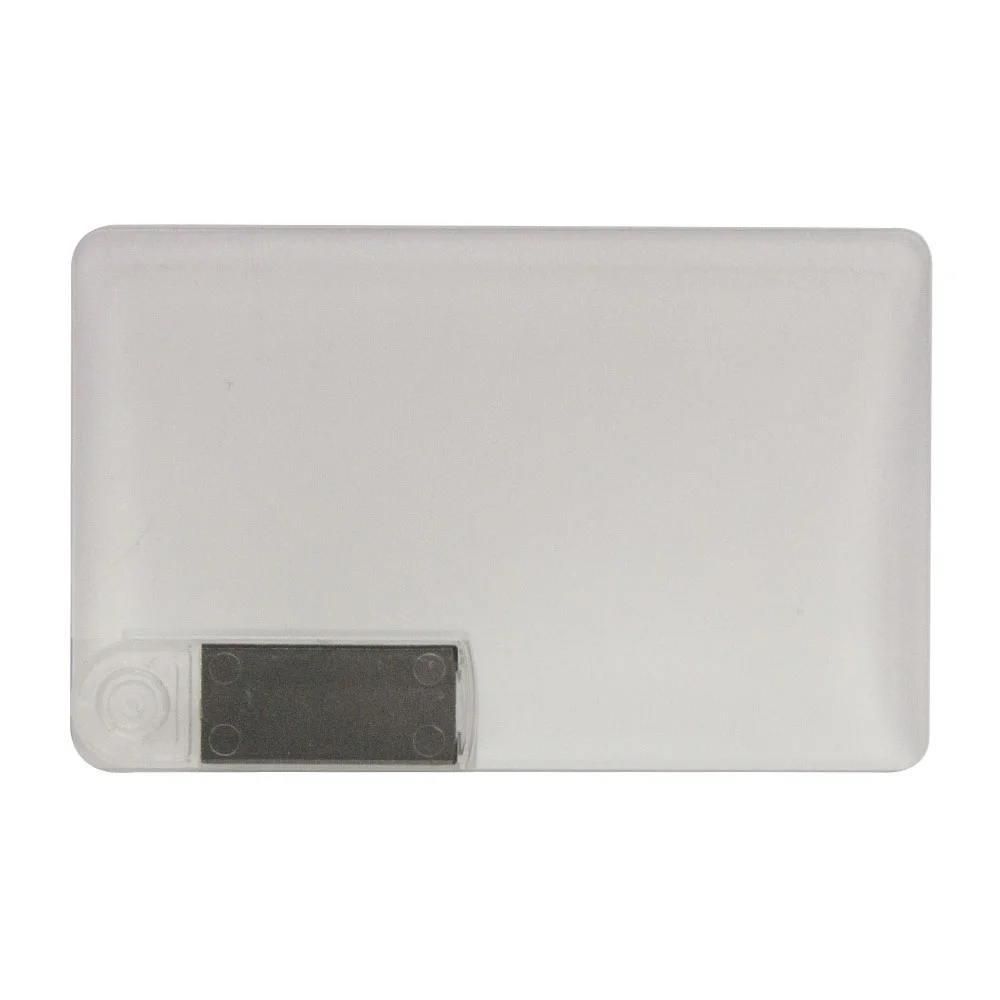 Флешка Пластиковая Визитка Клеа Visit Card Clear S486 прозрачный 512 Гб - фото 3