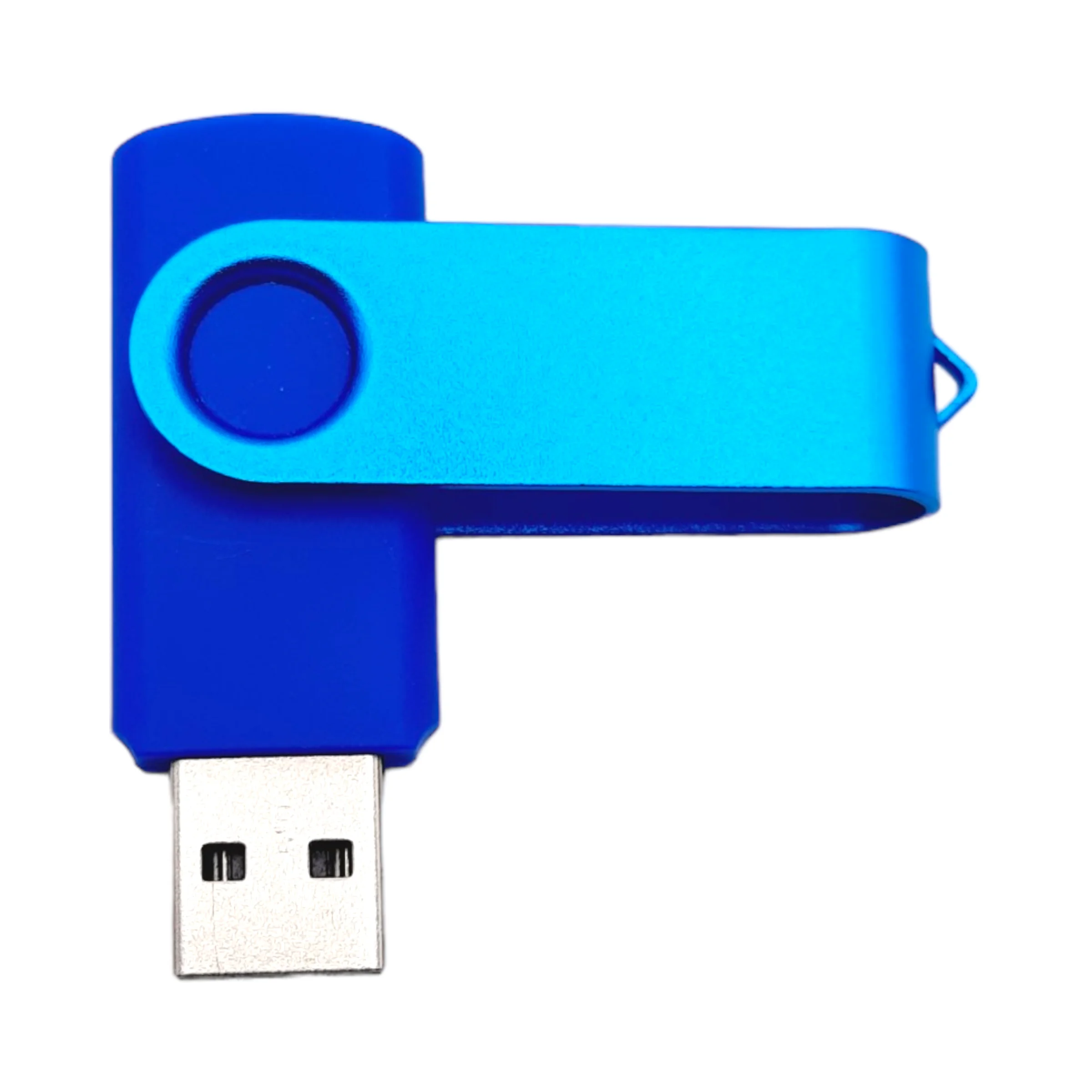 Флешка Пластиковая Твист Колор "Twist Color" S131 синий 4 Гб - фото 3