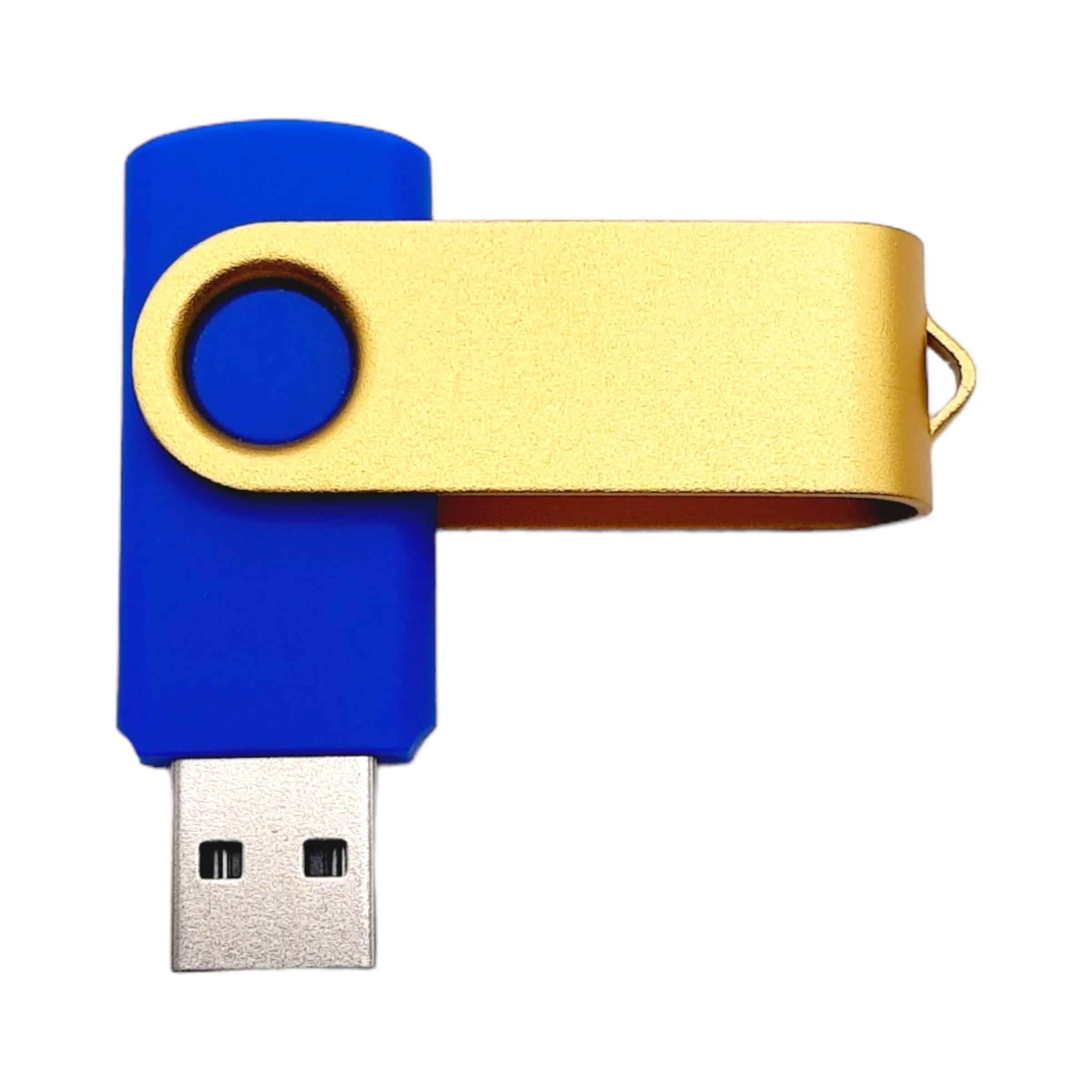 Флешка Пластиковая Твист Колор "Twist Color" S131 синий 4 Гб - фото 4