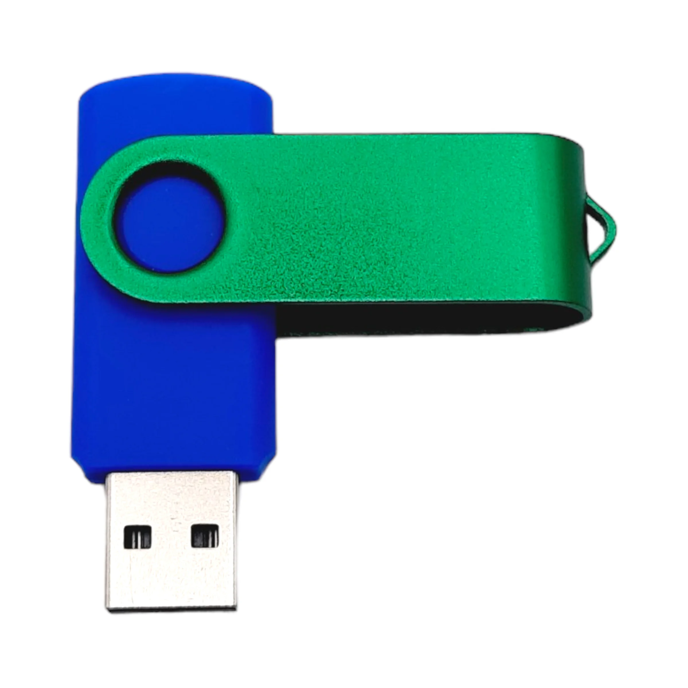 Флешка Пластиковая Твист Колор "Twist Color" S131 синий 4 Гб - фото 5