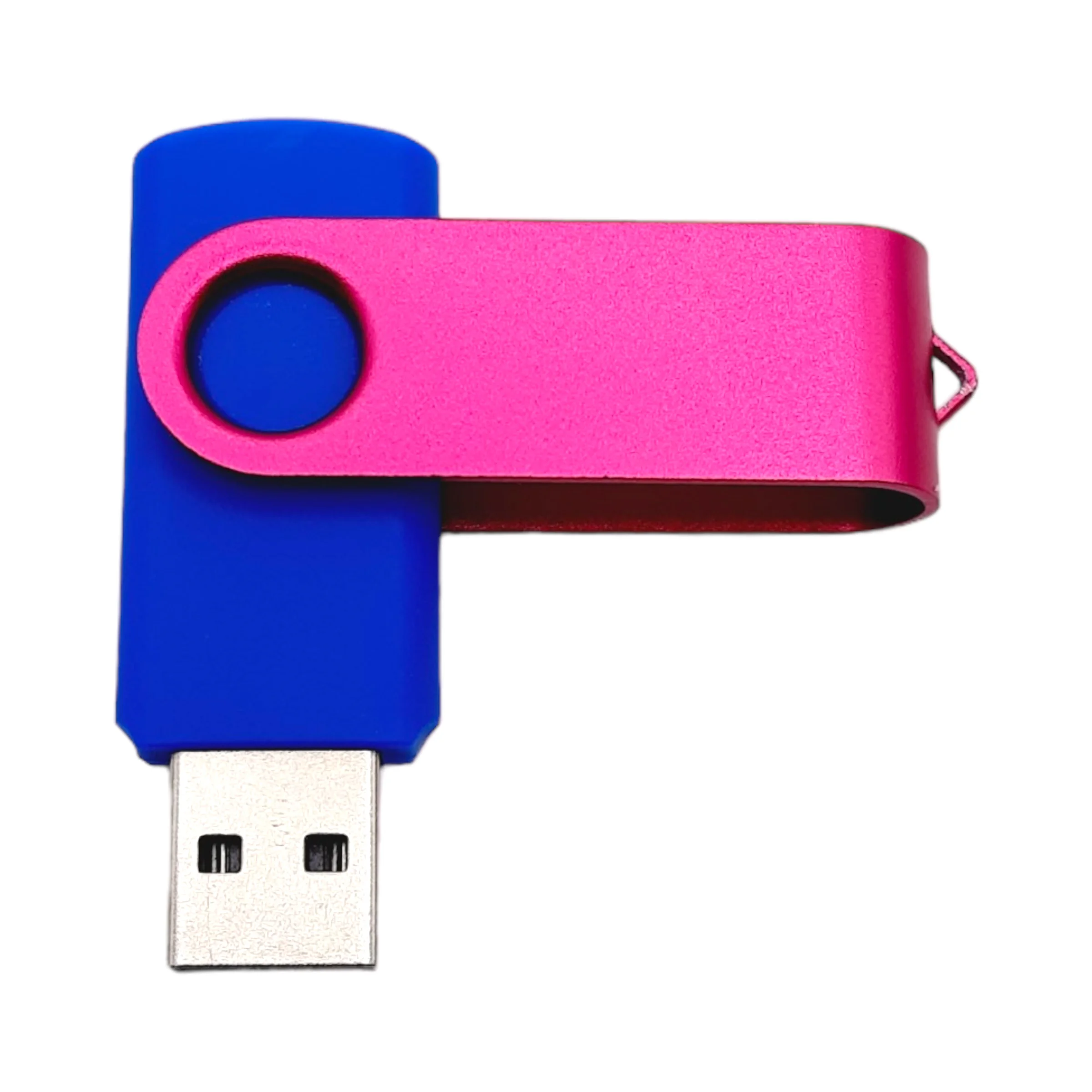 Флешка Пластиковая Твист Колор "Twist Color" S131 синий 4 Гб - фото 8