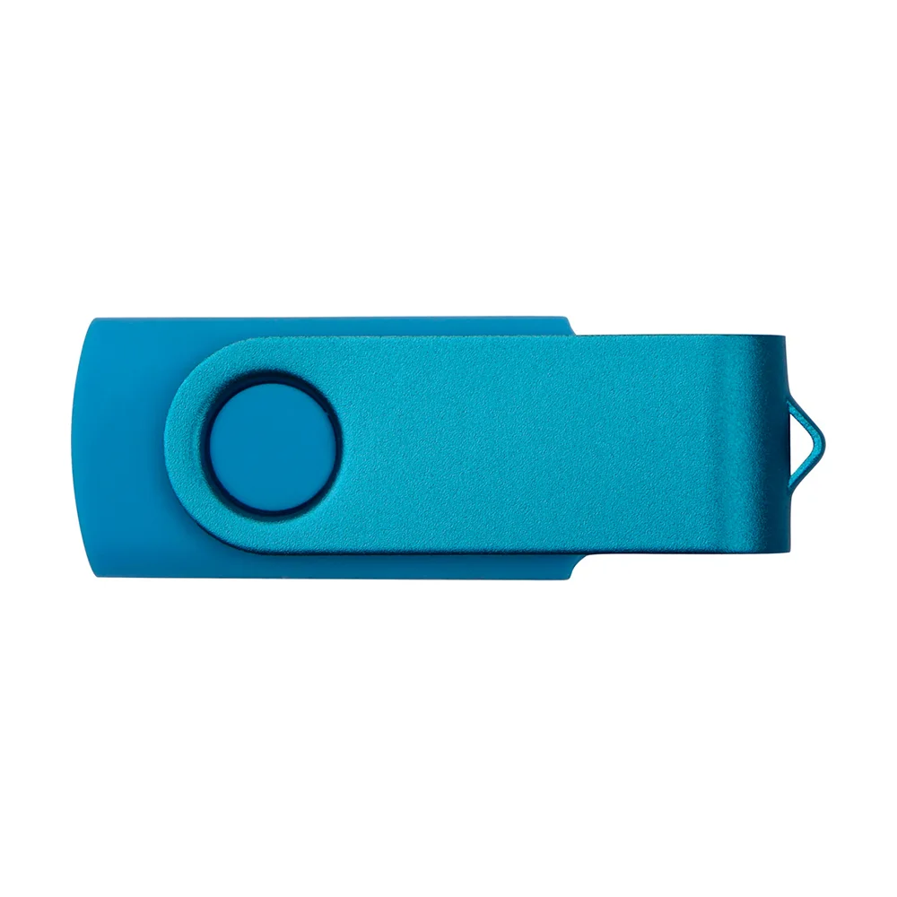 Флешка Пластиковая Твист Колор "Twist Color" S131 голубой 4 Гб - фото 2