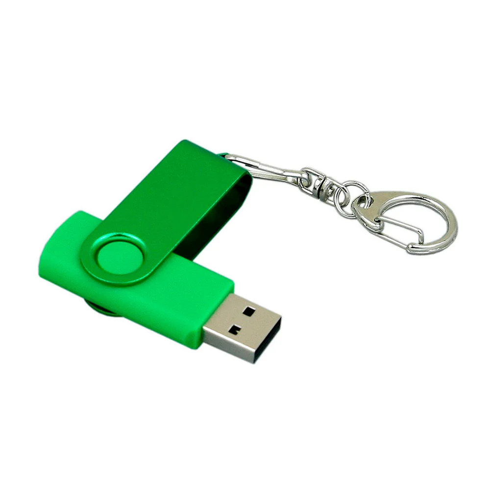 Флешка Пластиковая Твист Колор \Twist Color\ S131 салатовый 4 Гб - фото 2