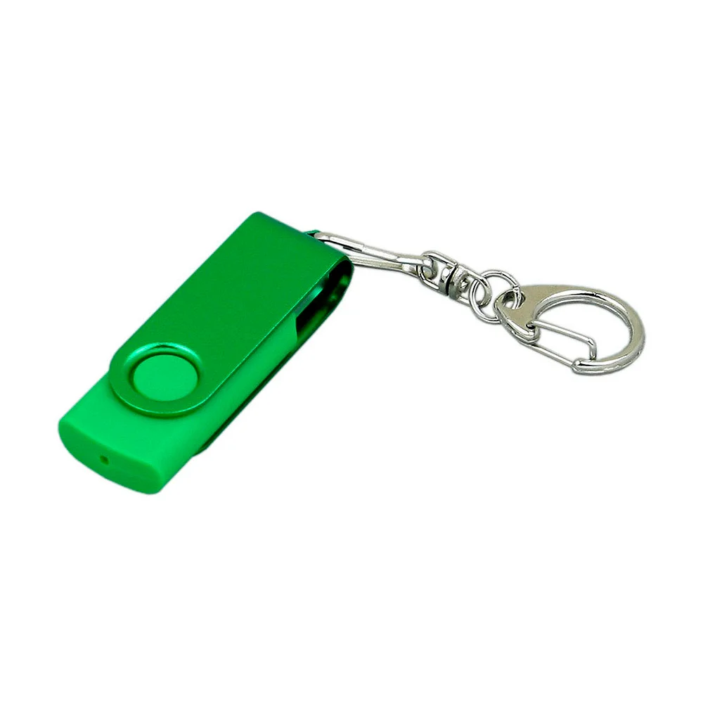 Флешка Пластиковая Твист Колор \Twist Color\ S131 салатовый 4 Гб - фото 3