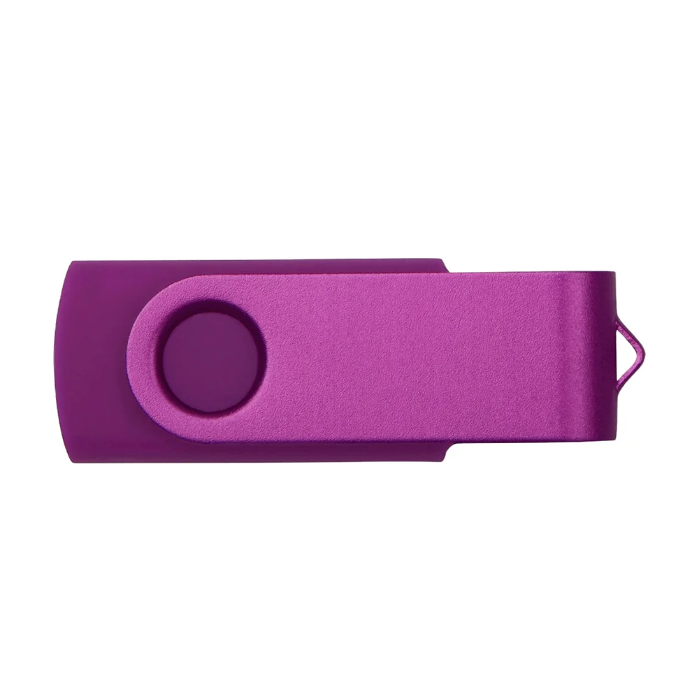 Флешка Пластиковая Твист Колор \Twist Color\ S131 фиолетовый 4 Гб - фото 3