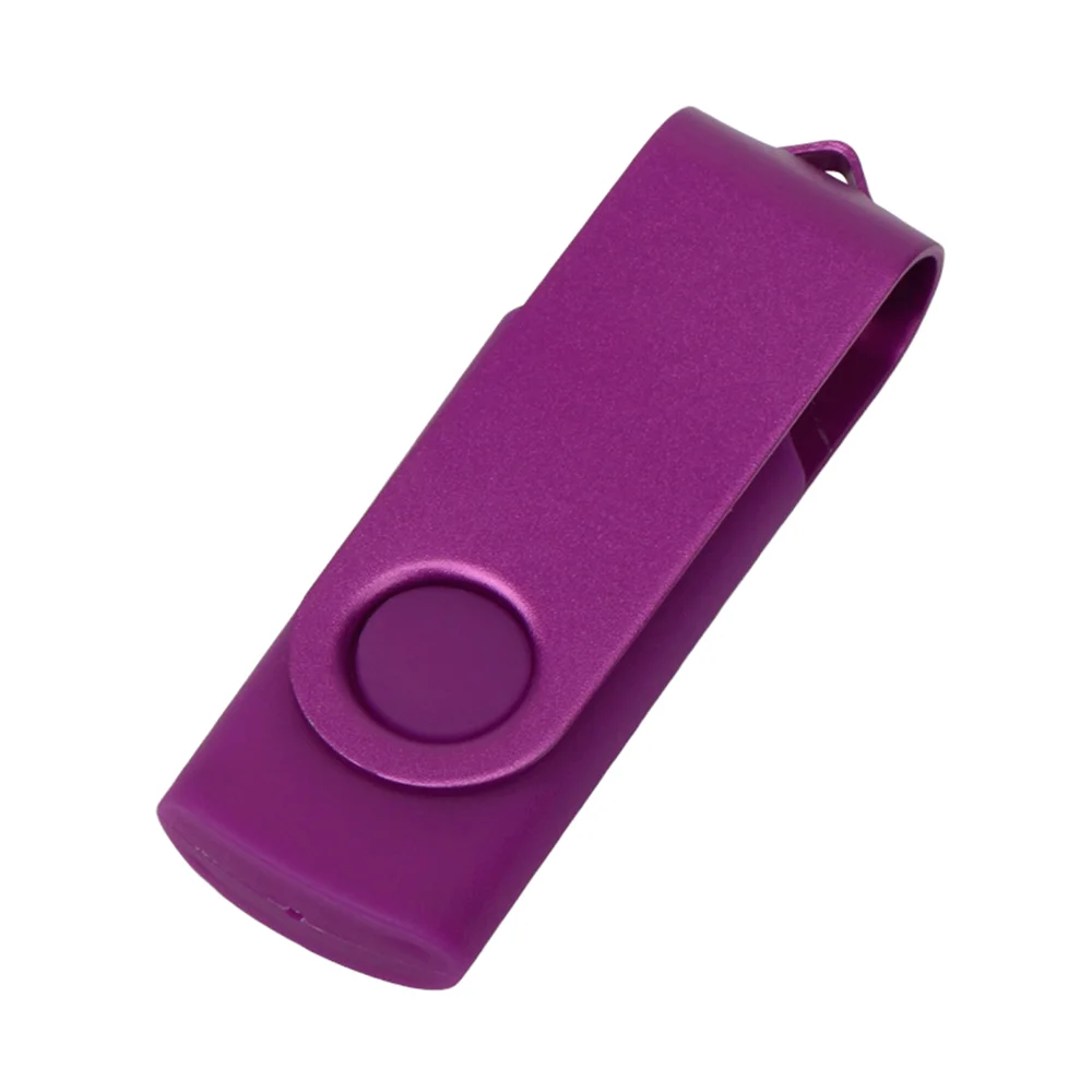 Флешка Пластиковая Твист Колор \Twist Color\ S131 фиолетовый 4 Гб - фото 4