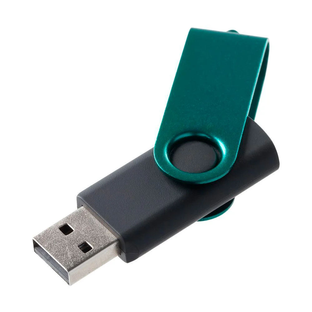 Флешка Пластиковая Твист Колор \Twist Color\ S131 черный 4 Гб - фото 10