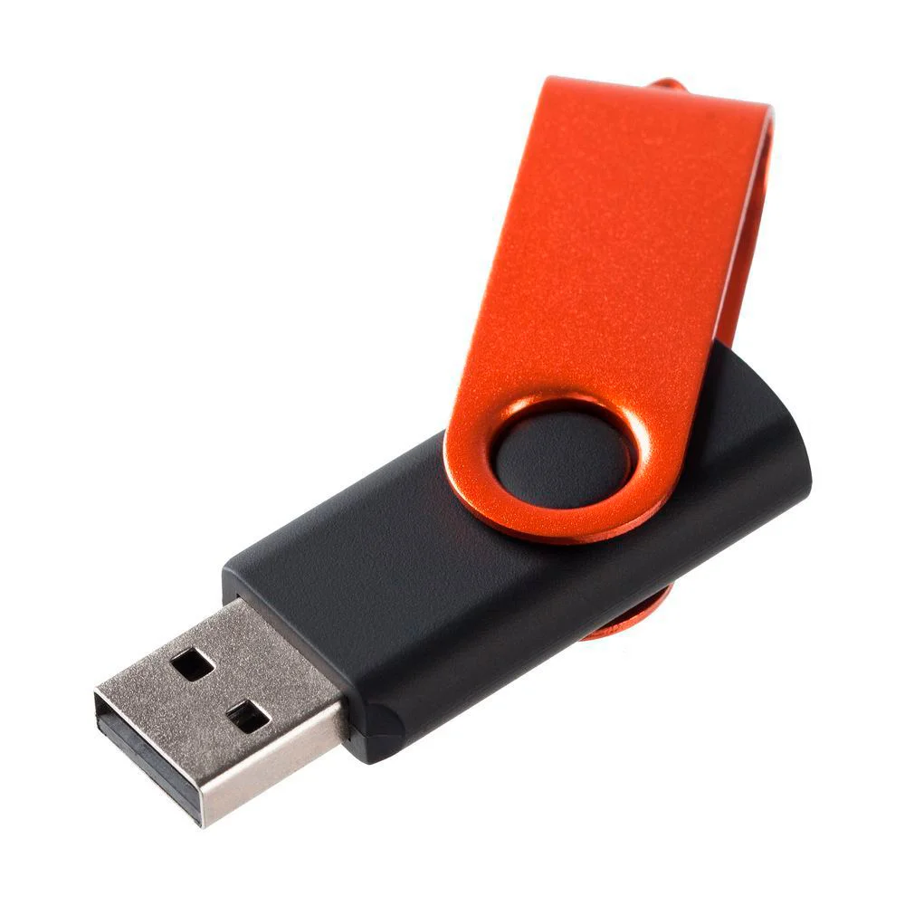 Флешка Пластиковая Твист Колор \Twist Color\ S131 черный 4 Гб - фото 5