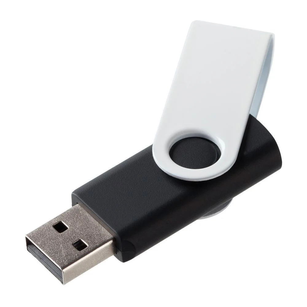 Флешка Пластиковая Твист Колор \Twist Color\ S131 черный 4 Гб - фото 8