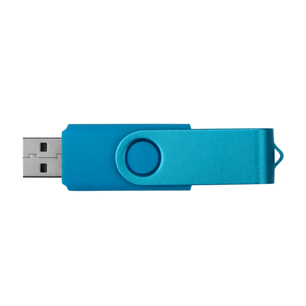 Флешка Пластиковая Твист Колор Twist Color S131 голубой 1 Гб - фото 4