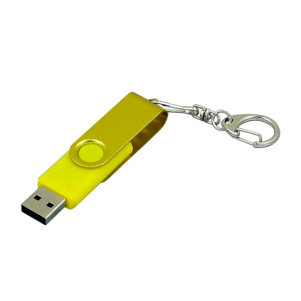 Флешка Пластиковая Твист Колор Twist Color S131 желтый 512 Гб - фото 2