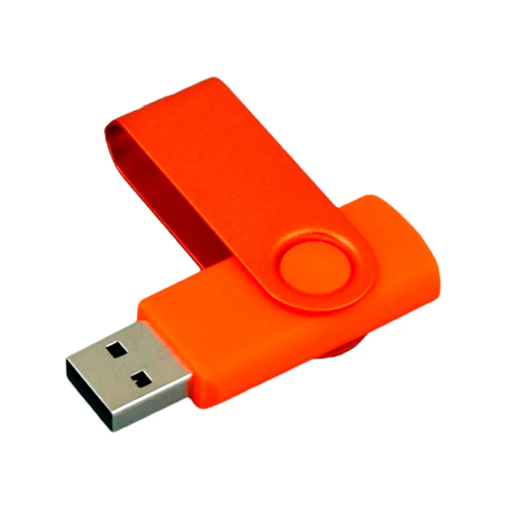 Флешка Пластиковая Твист Колор Twist Color S131 оранжевый 512 Гб - фото 1