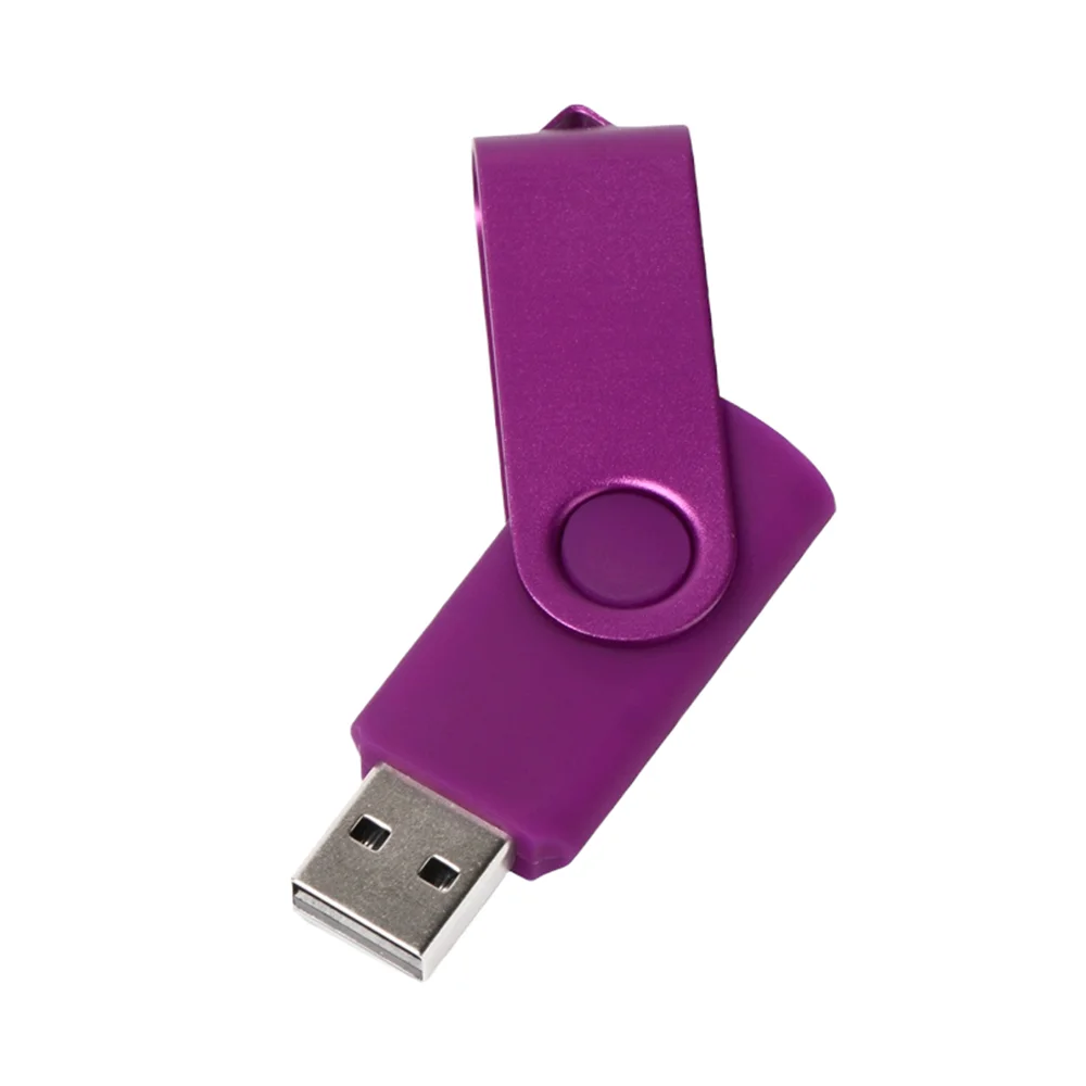 Флешка Пластиковая Твист Колор Twist Color S131 фиолетовый 1 Гб - фото 1