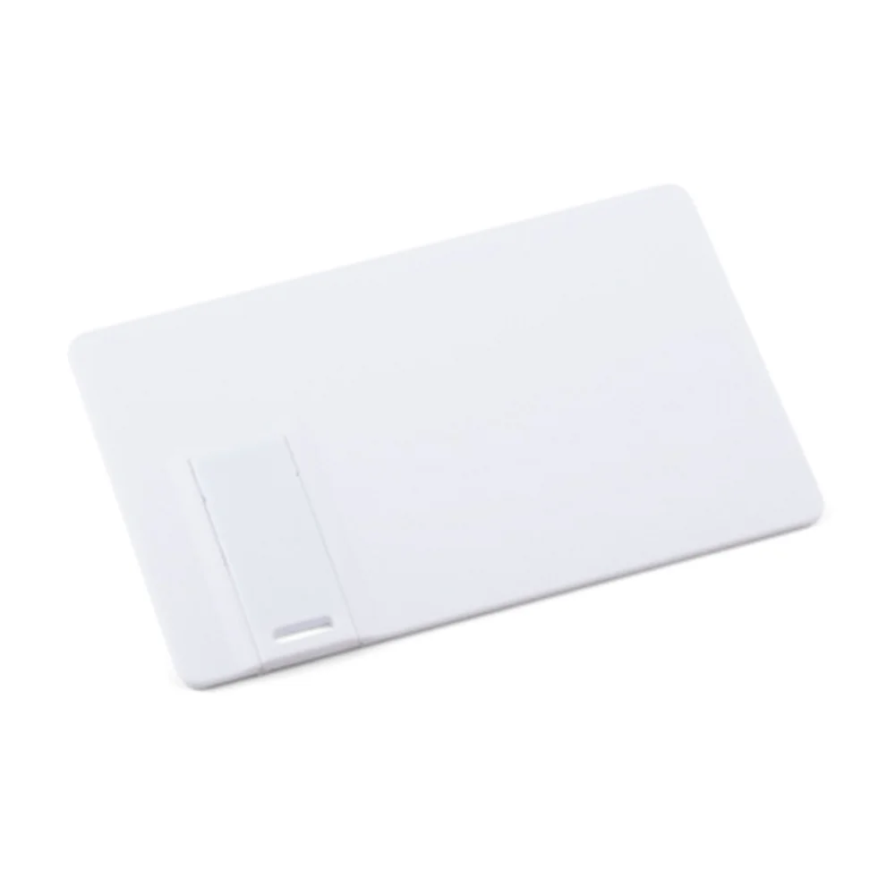 Флешка Пластиковая Визитка Латус Visit Card Latus S489 белый 8 Гб - фото 2