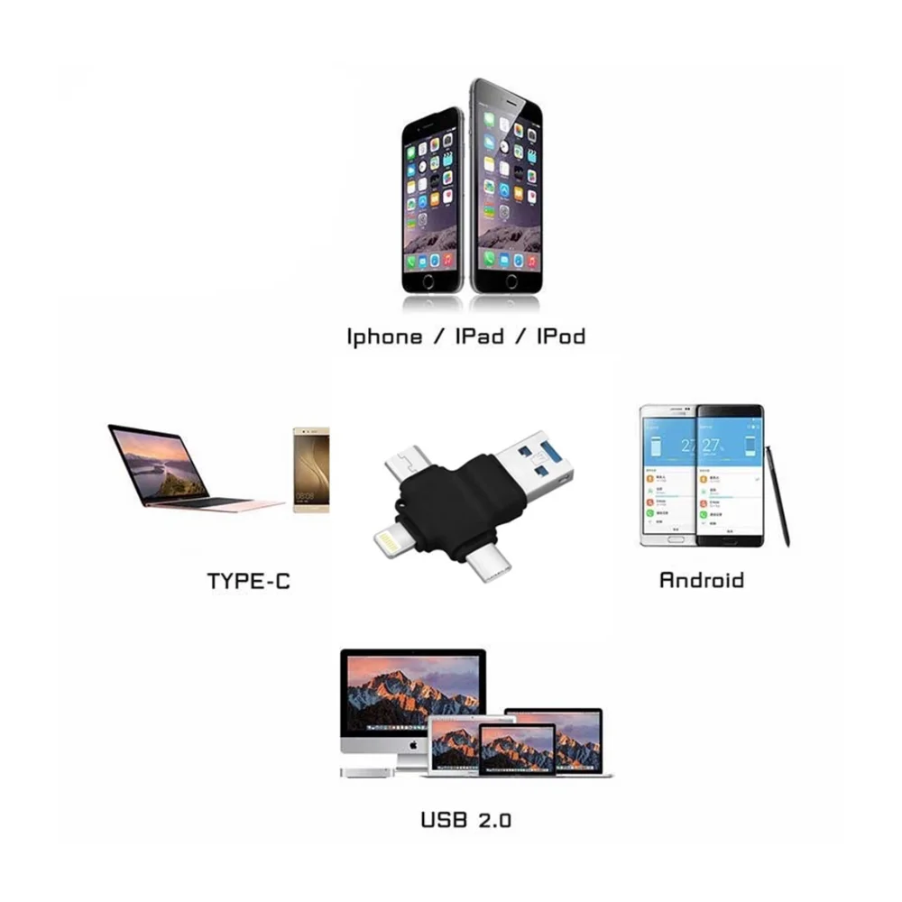 Флешка Пластиковая Квинто Quinto S494 черный 256 Гб - фото 3