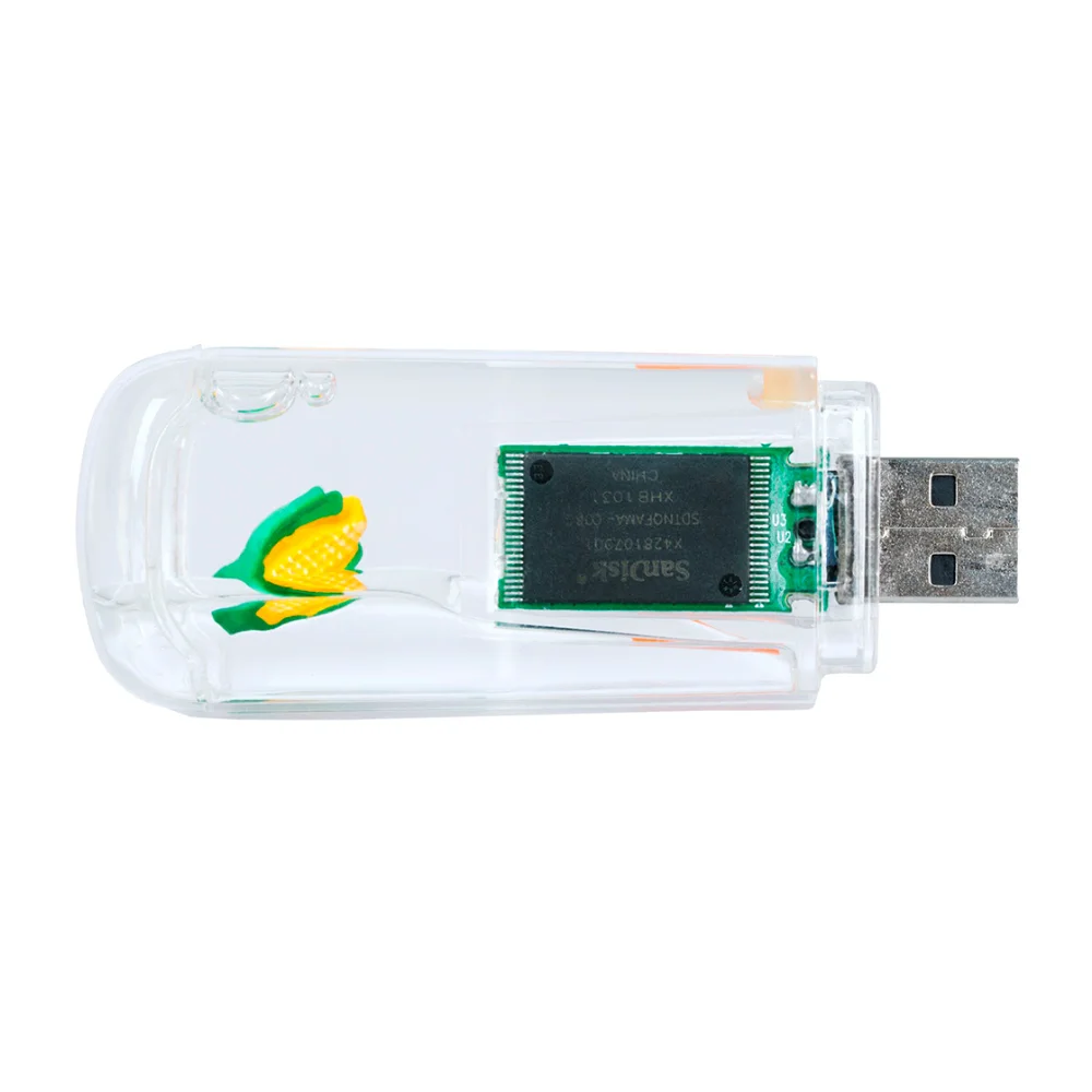 Флешка Пластиковая Гидра Hydra S495 прозрачный 128 Гб - фото 8