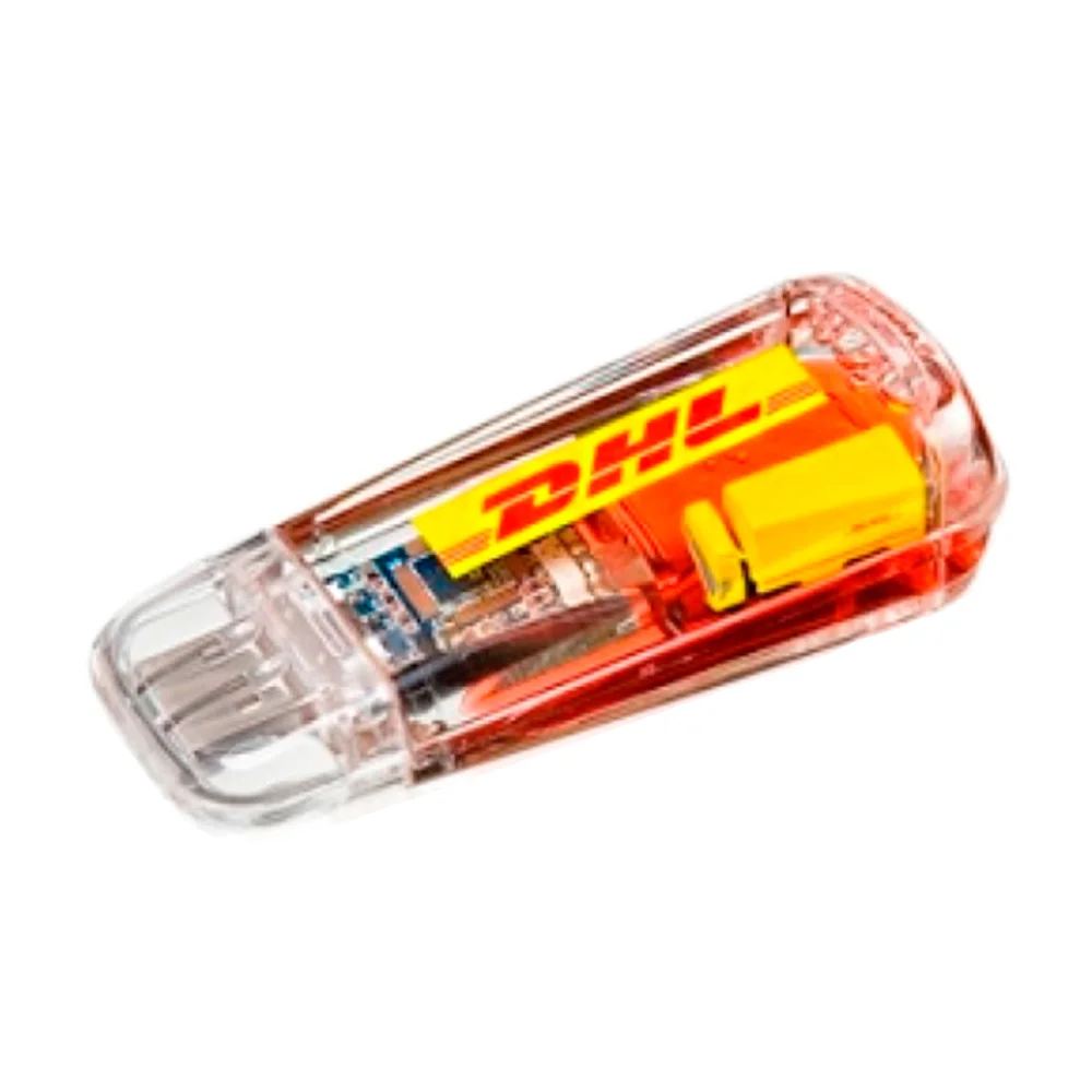 Флешка Пластиковая Гидра Hydra S495 прозрачный 512 Гб - фото 3