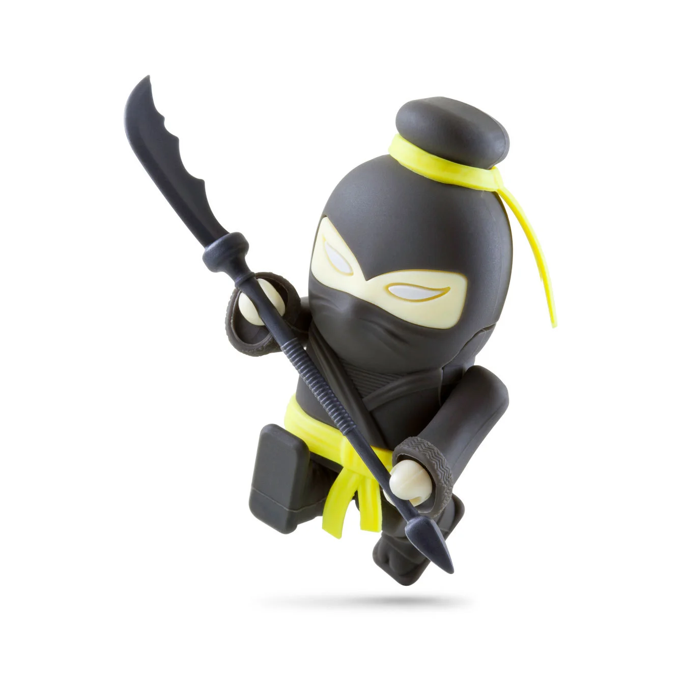 Флешка Резиновая Мастер Кунг-фу Kung-fu Master Q496 черный 4 Гб - фото 8