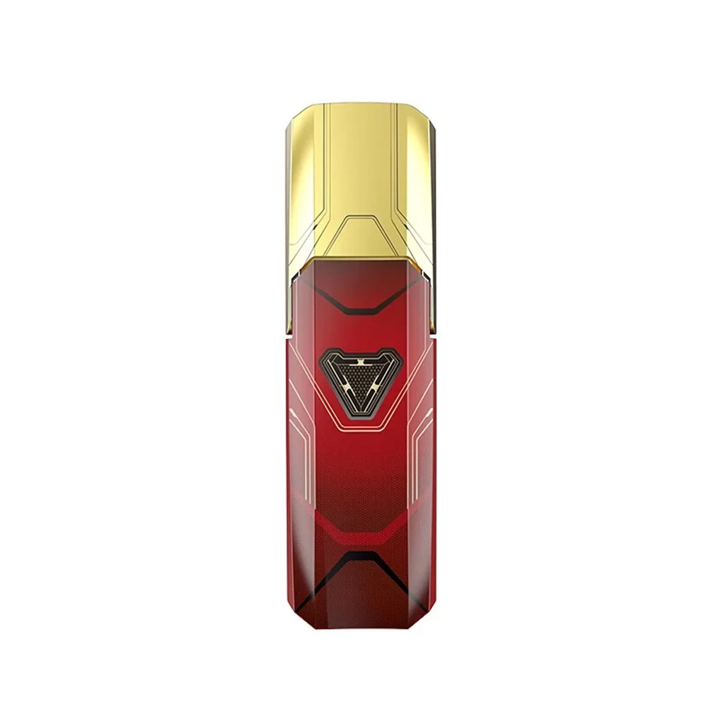 Флешка Металлическая Железный человек Марвел "Iron Man Marvel" R513 красный 64 Гб Золотой - фото 2
