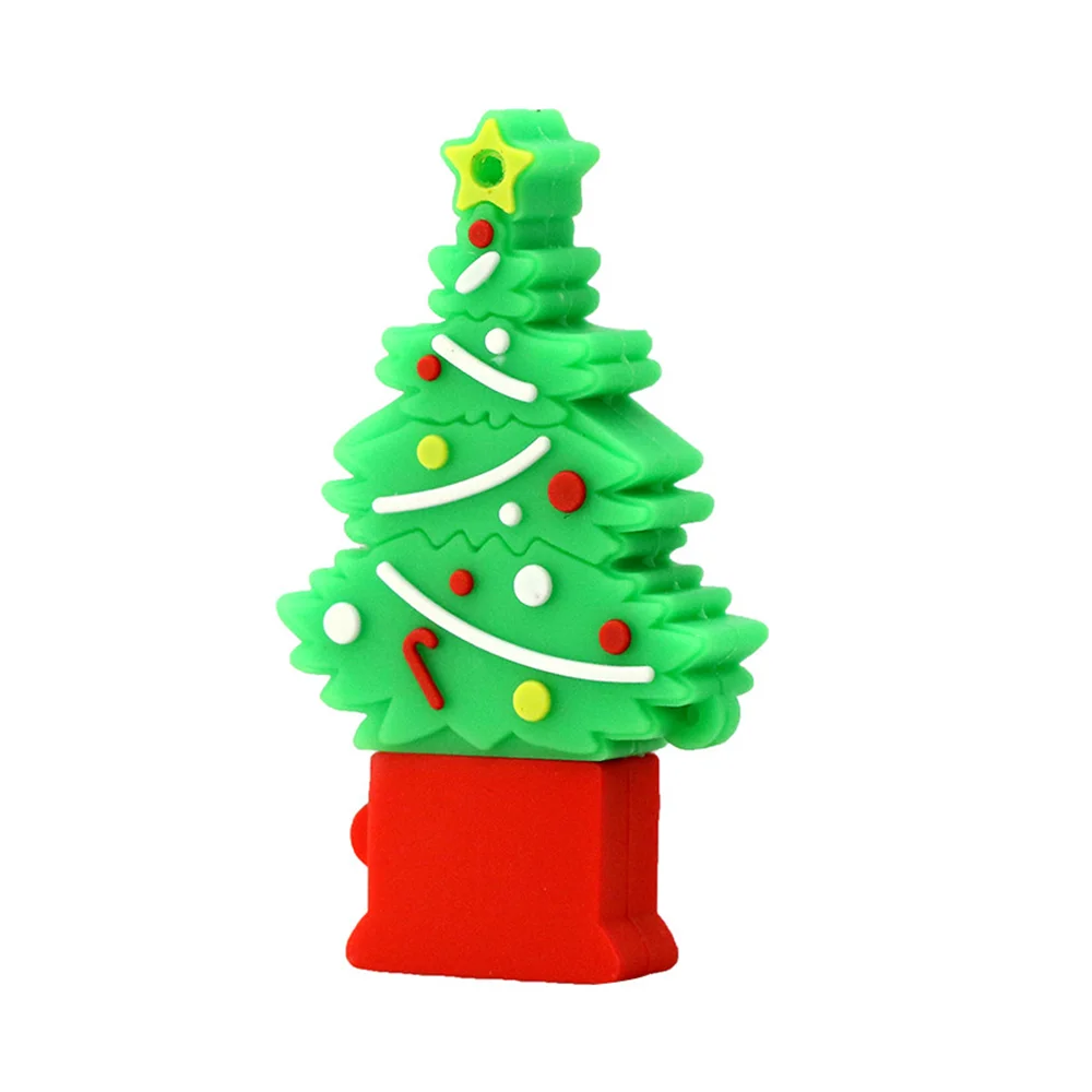 Флешка Резиновая Елка Spruce Q598 зеленый 16 Гб - фото 2