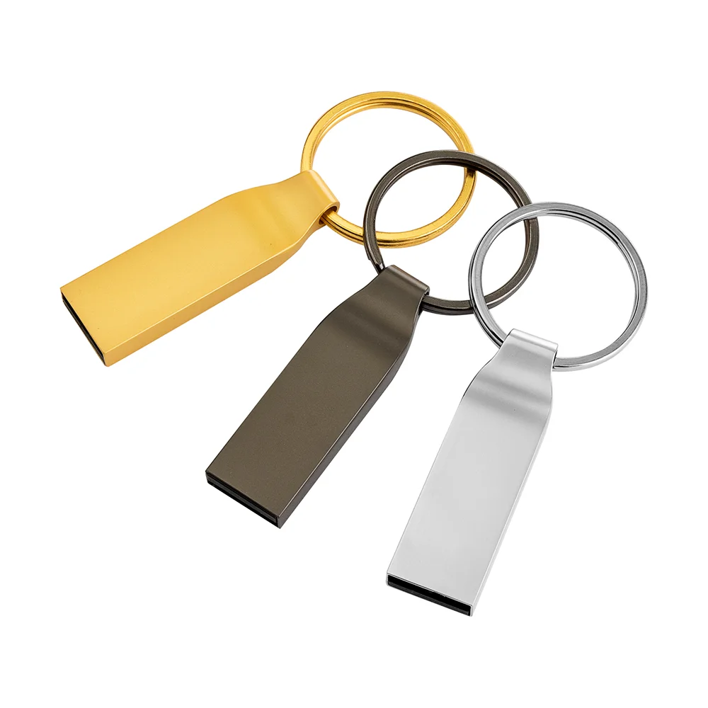 Флешка Металлическая Акадос \Akados\ R431 серебристый 128 Гб - фото 2