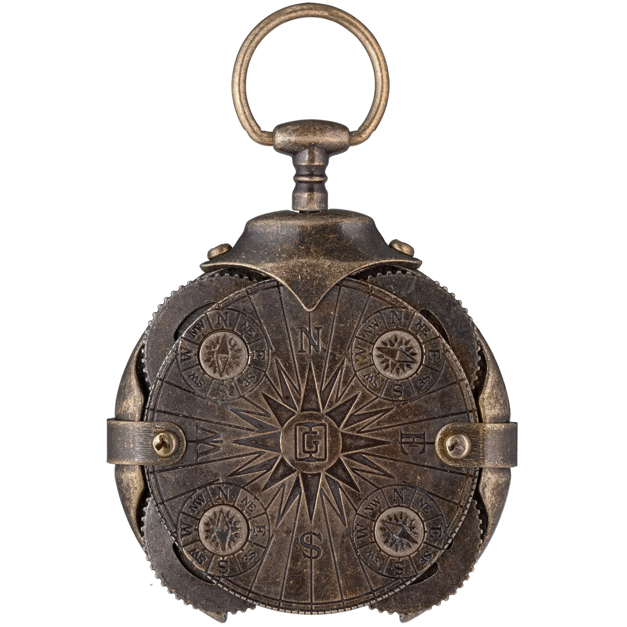 Флешка Металлическая Криптекс Компас Cryptex Compass R591 бронзовый 16 Гб - фото 8