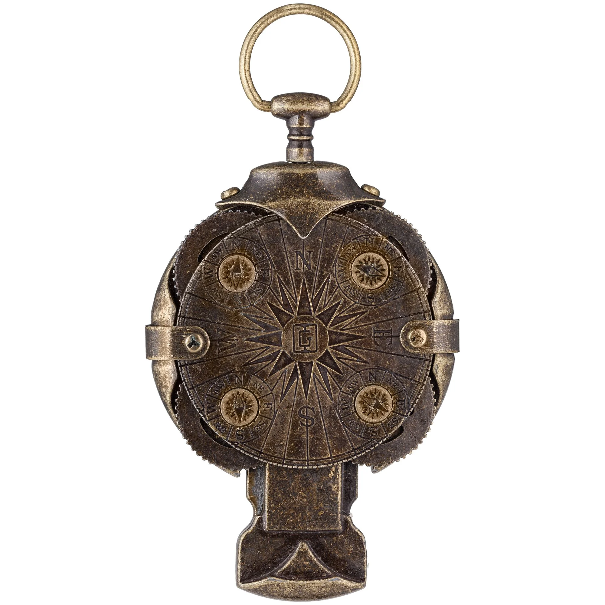 Флешка Металлическая Криптекс Компас Cryptex Compass R591 бронзовый 2 ТБ - фото 9