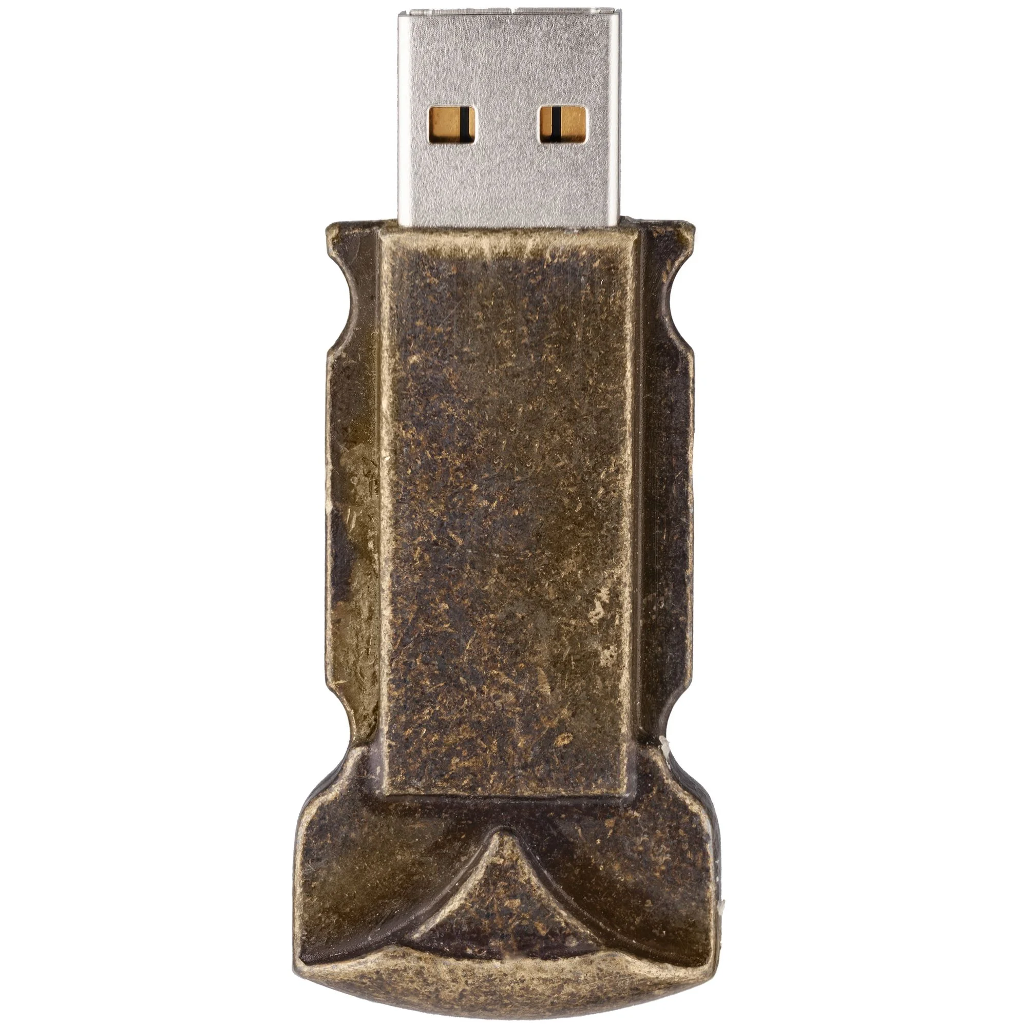Флешка Металлическая Криптекс Компас Cryptex Compass R591 бронзовый 1 Гб - фото 7