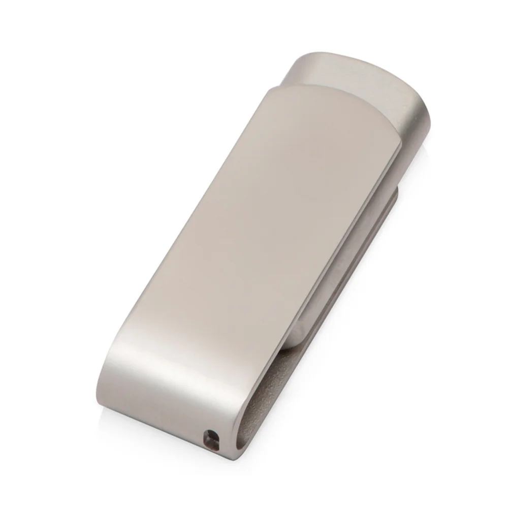 Флешка Металлическая Твистер Одус \Twister Odus\ R505 серебряный матовый 8 Гб - фото 3