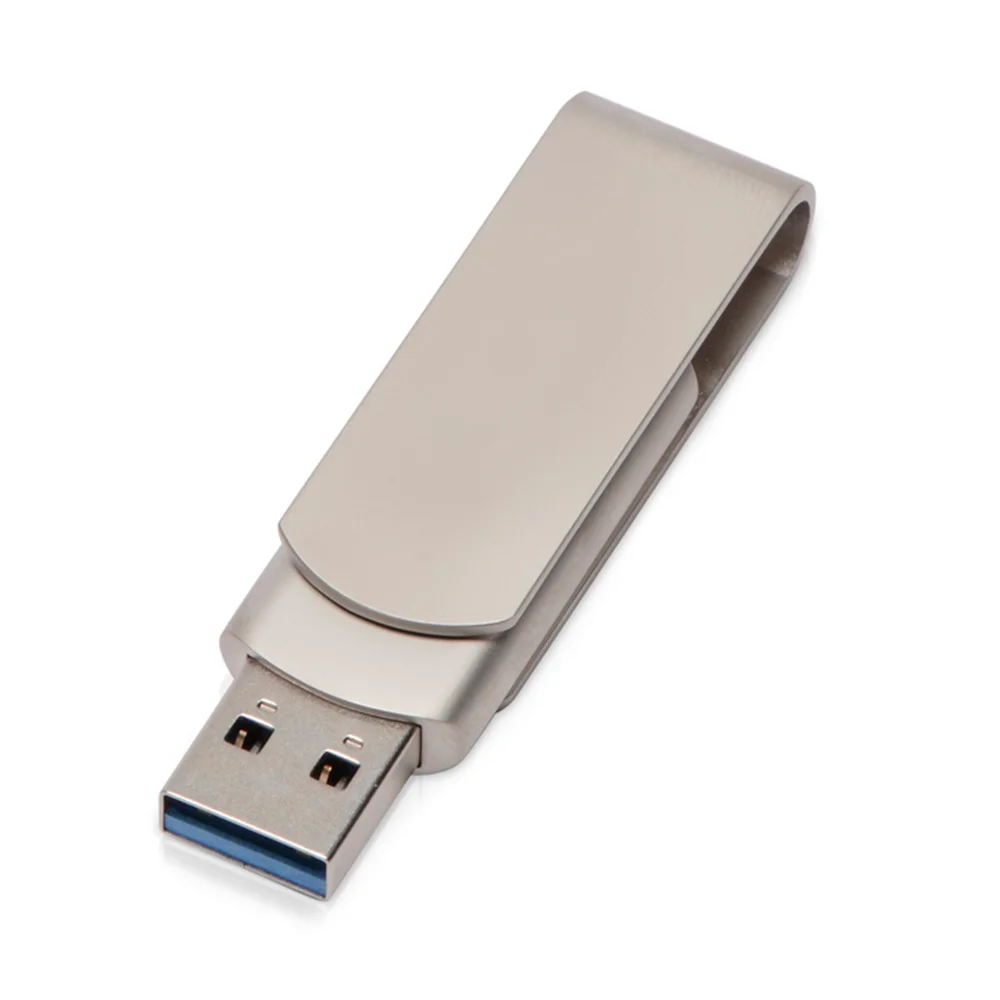 Флешка Металлическая Твистер Одус \Twister Odus\ R505 серебряный матовый 16 Гб - фото 5