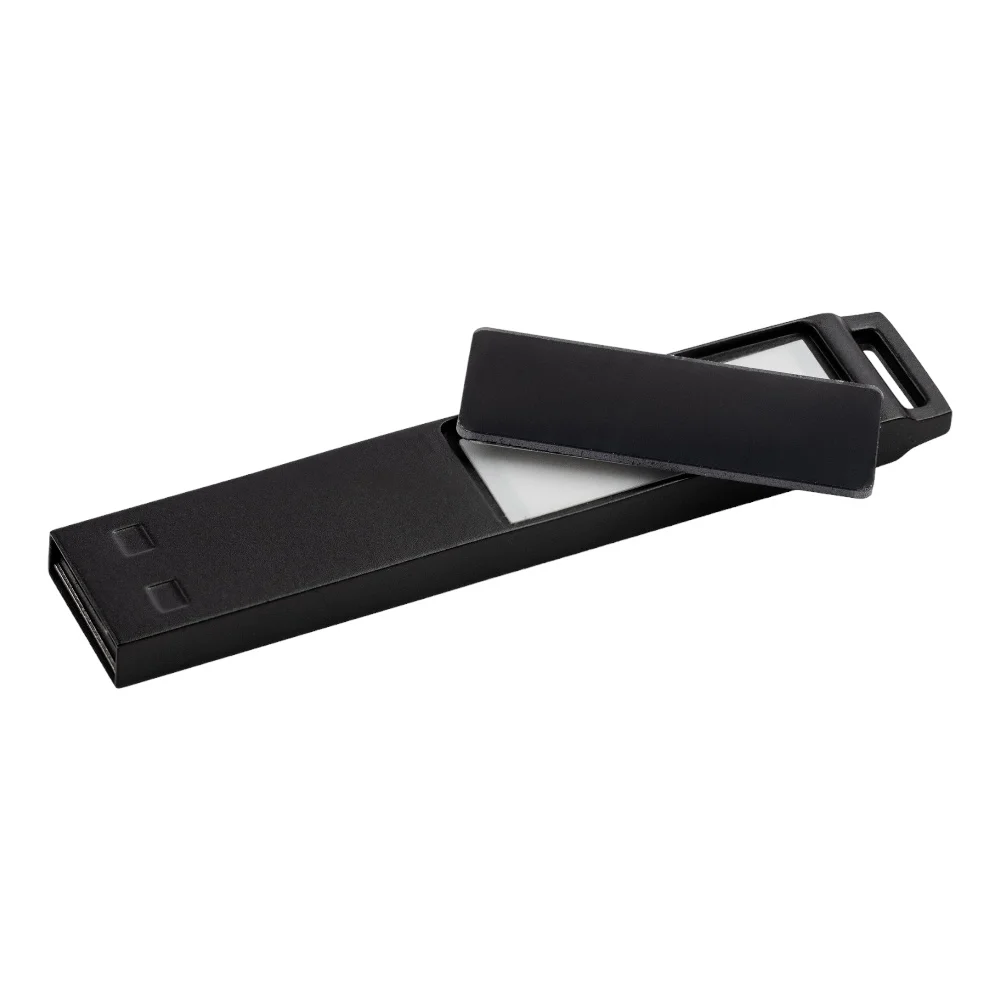 Флешка Металлическая Сензолайт \Senzolight\ R517 синий-черный 64 Гб - фото 3