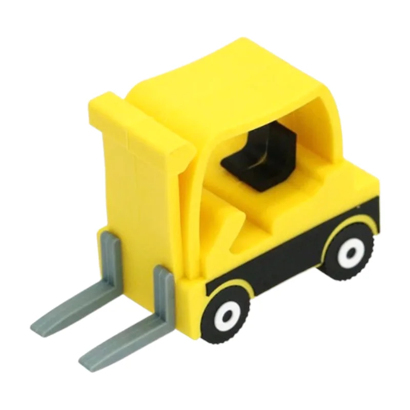 Флешка Резиновая Погрузчик Loader Q501 желтый 128 Гб - фото 9