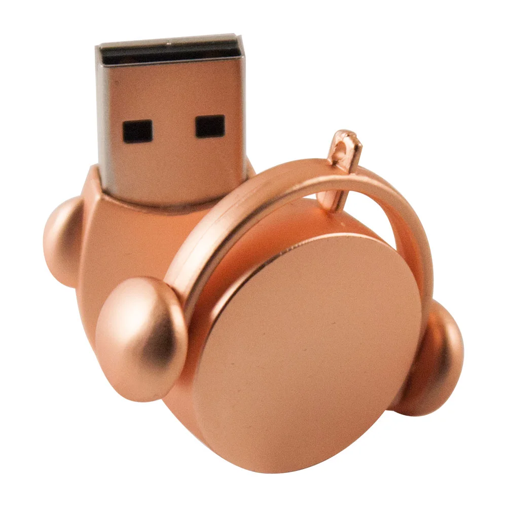 Флешка Металлическая Меломан Music Lover R481 розовый 2 Гб - фото 8