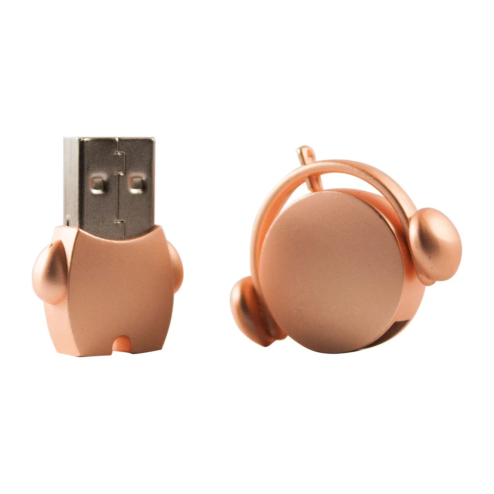 Флешка Металлическая Меломан Music Lover R481 розовый 8 Гб - фото 10
