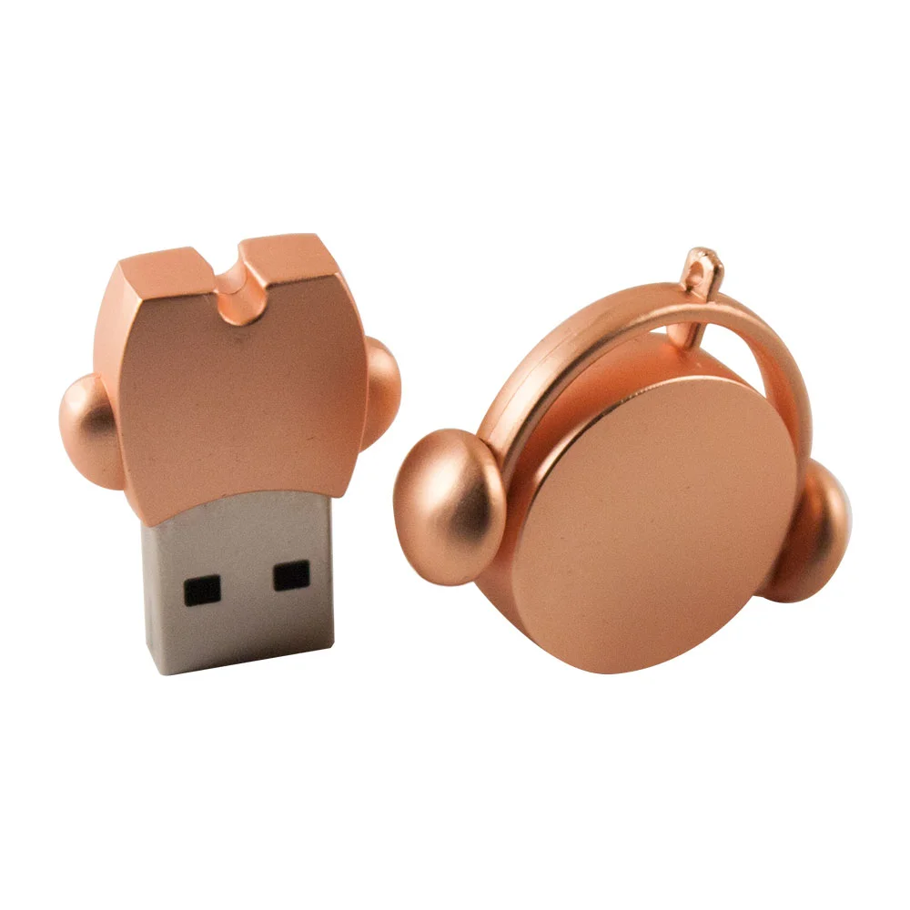 Флешка Металлическая Меломан Music Lover R481 розовый 32 Гб - фото 7