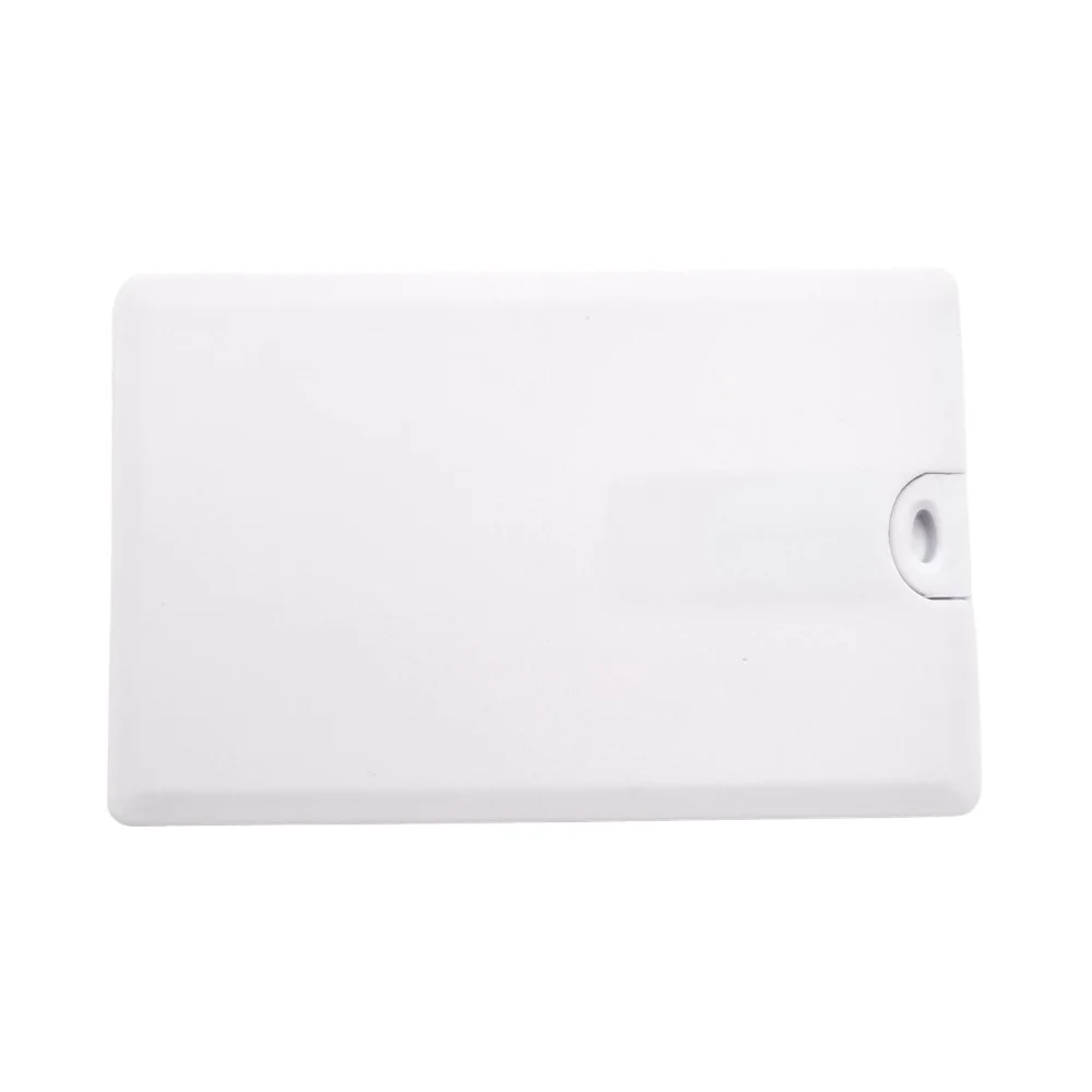 Флешка Пластиковая Визитка Плакс Visit Card Plax S503 белый 128 Мб - фото 3