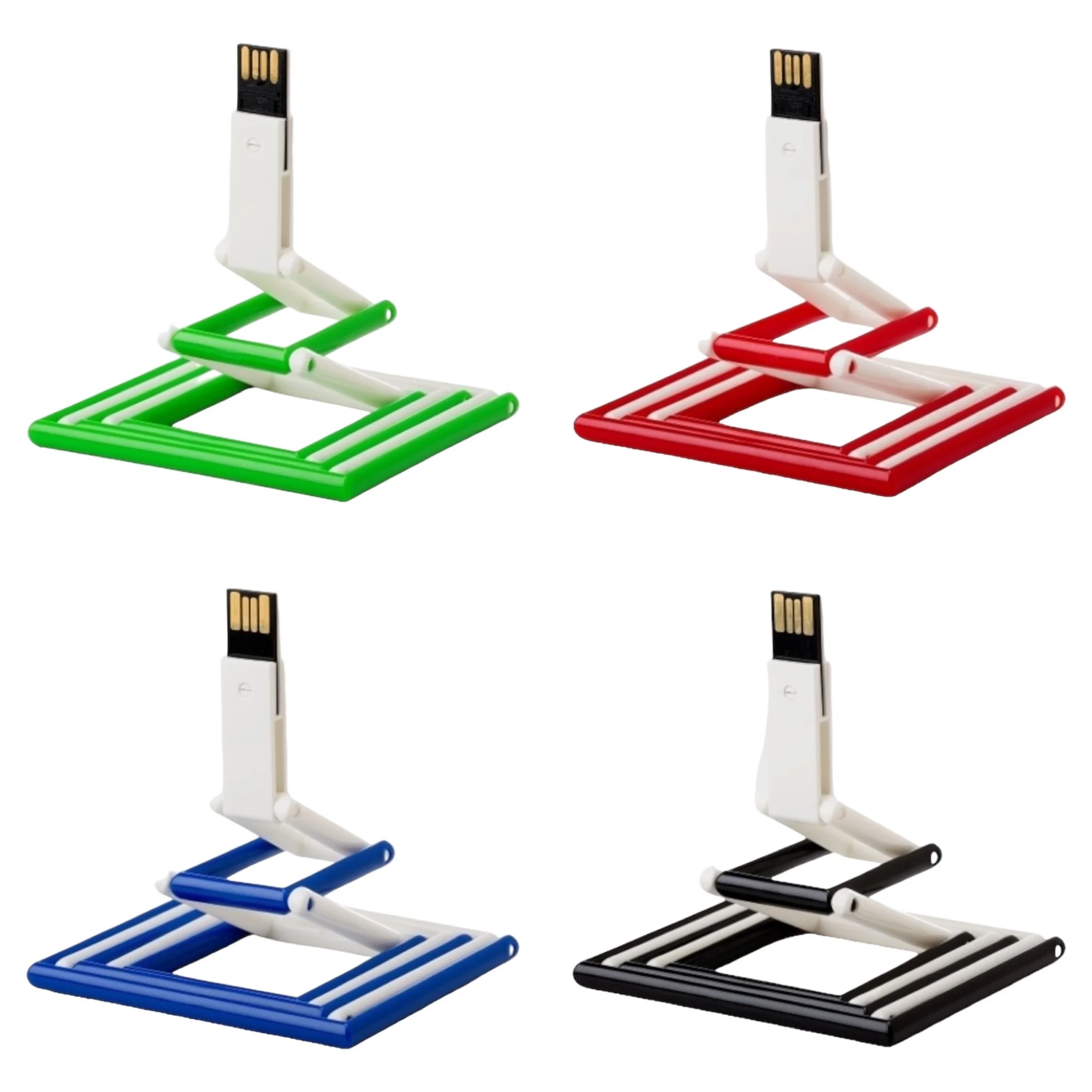 Флешка Пластиковая Трансформер \Transformer\ S518 красный 8 Гб - фото 3