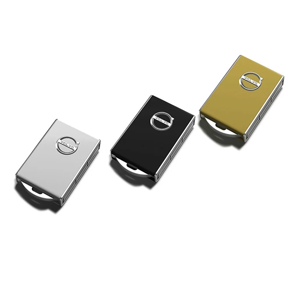 Флешка Пластиковая Автомобильный ключ Вольво Volvo Key S60 Бежевый - фото 4