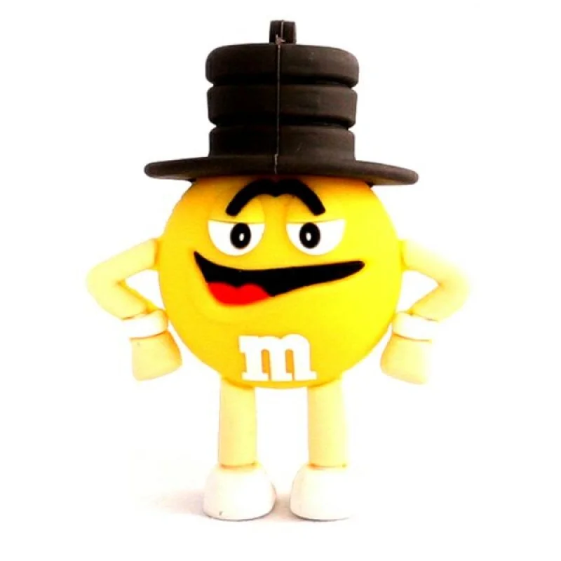 Флешка Резиновая Эм-эн-эмс M&M’s Q101 Белый - фото 1