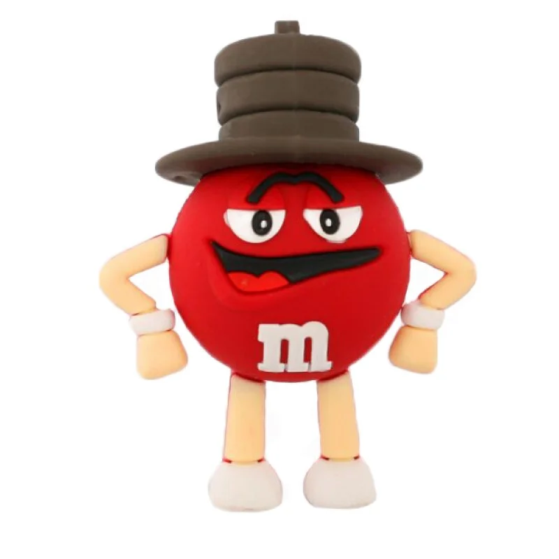 Флешка Резиновая Эм-эн-эмс M&M’s Q101 Белый - фото 2