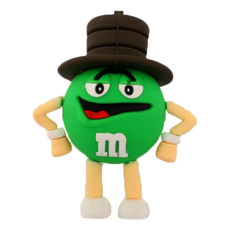 Флешка Резиновая Эм-эн-эмс M&M’s Q101 Белый - фото 3