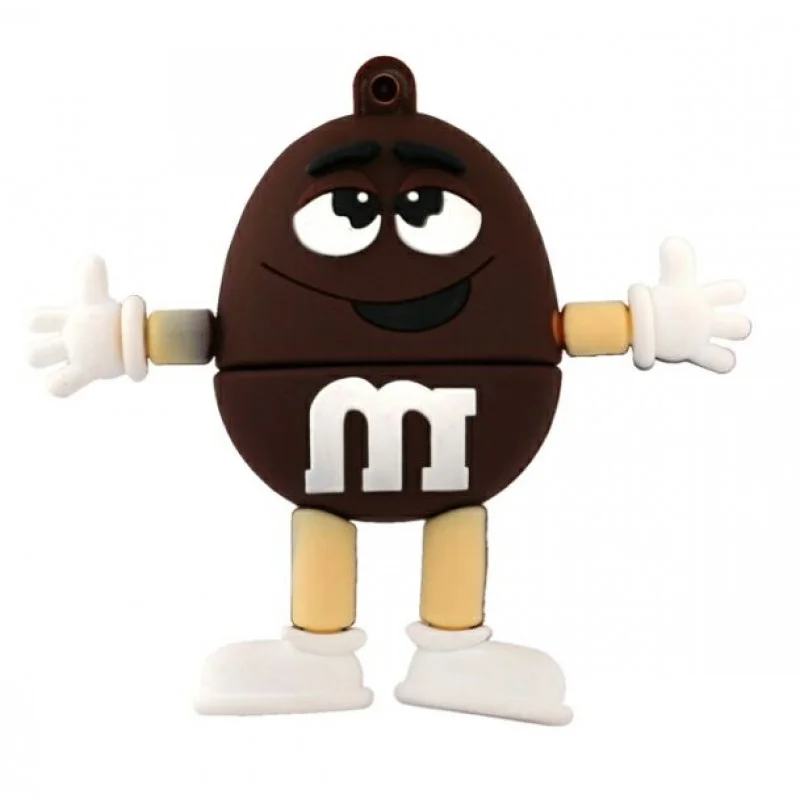 Флешка Резиновая Эм-эн-эмс M&M’s Q101 Белый - фото 5