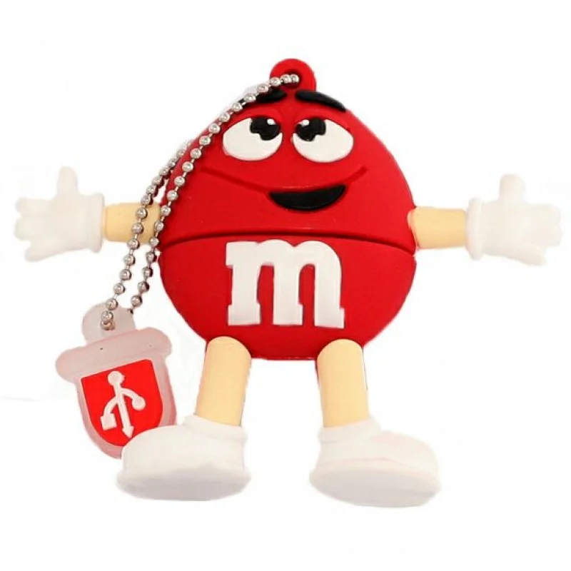 Флешка Резиновая Эм-эн-эмс M&M’s Q101 Белый - фото 6