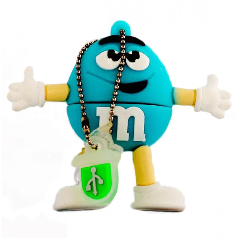 Флешка Резиновая Эм-эн-эмс M&M’s Q101 Белый - фото 7