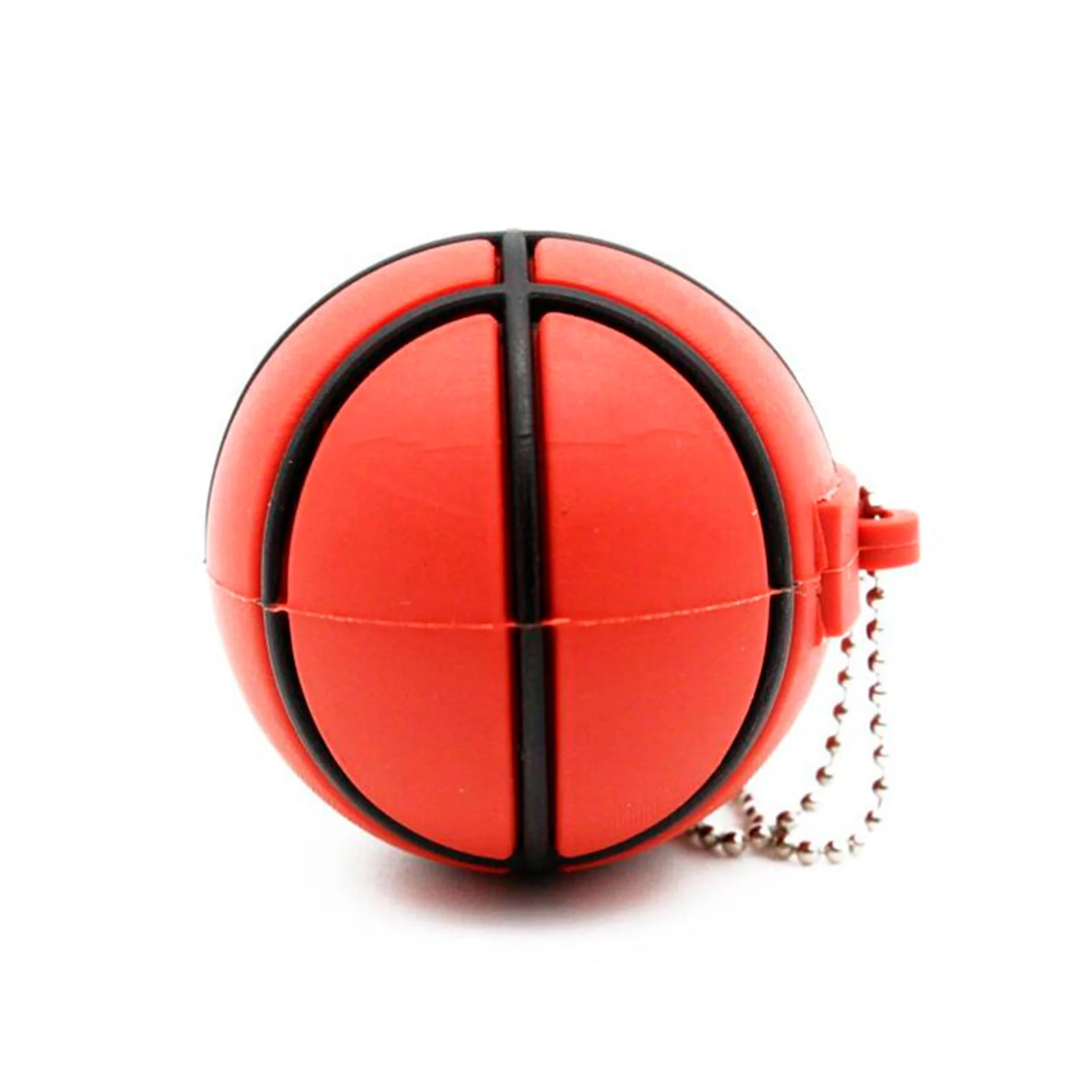 Флешка Резиновая Баскетбольный Мяч Basketball Q141 Коричневый - фото 1