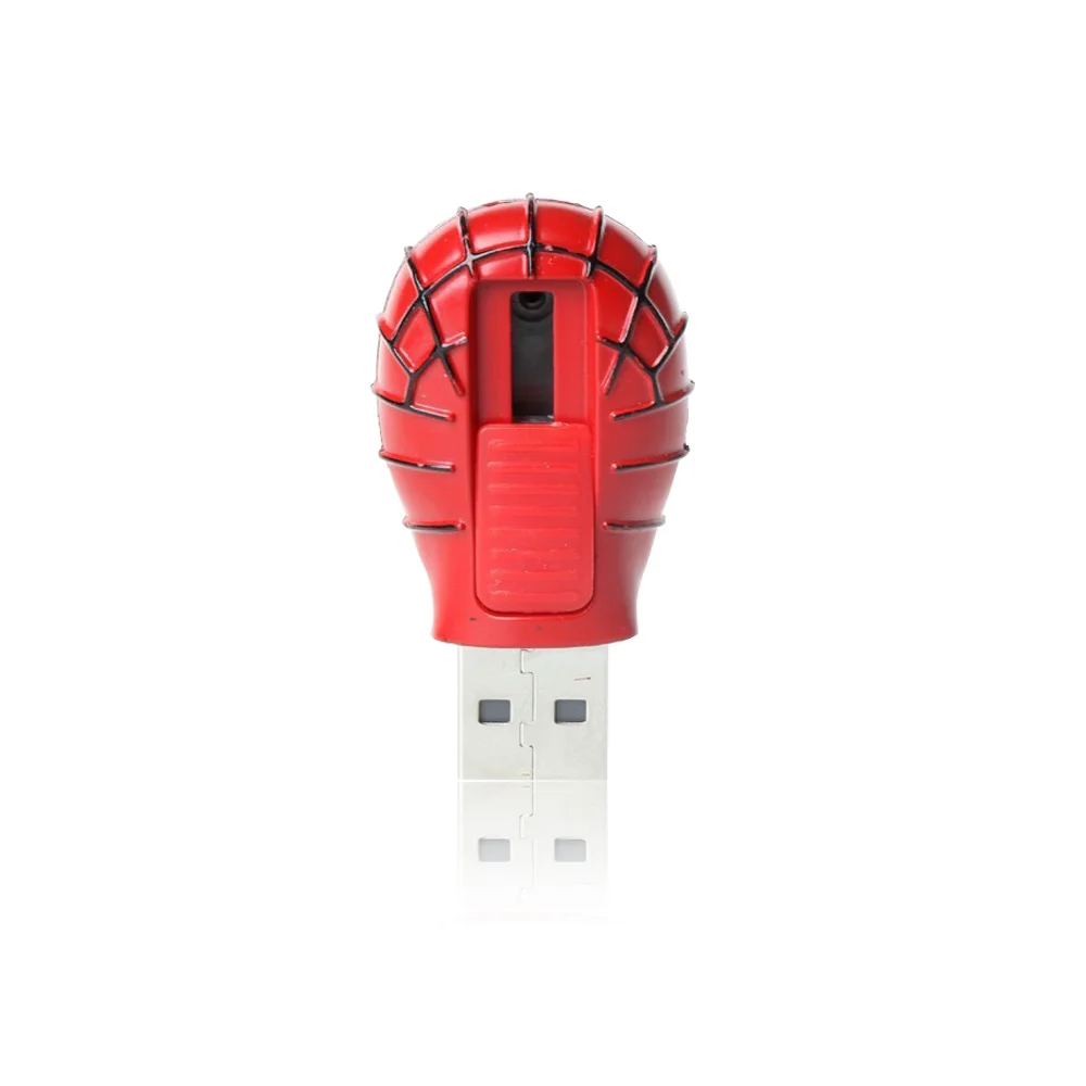 Флешка Металлическая Маска Человек-Паук Mask Spider-Man R156 Красный - фото 6