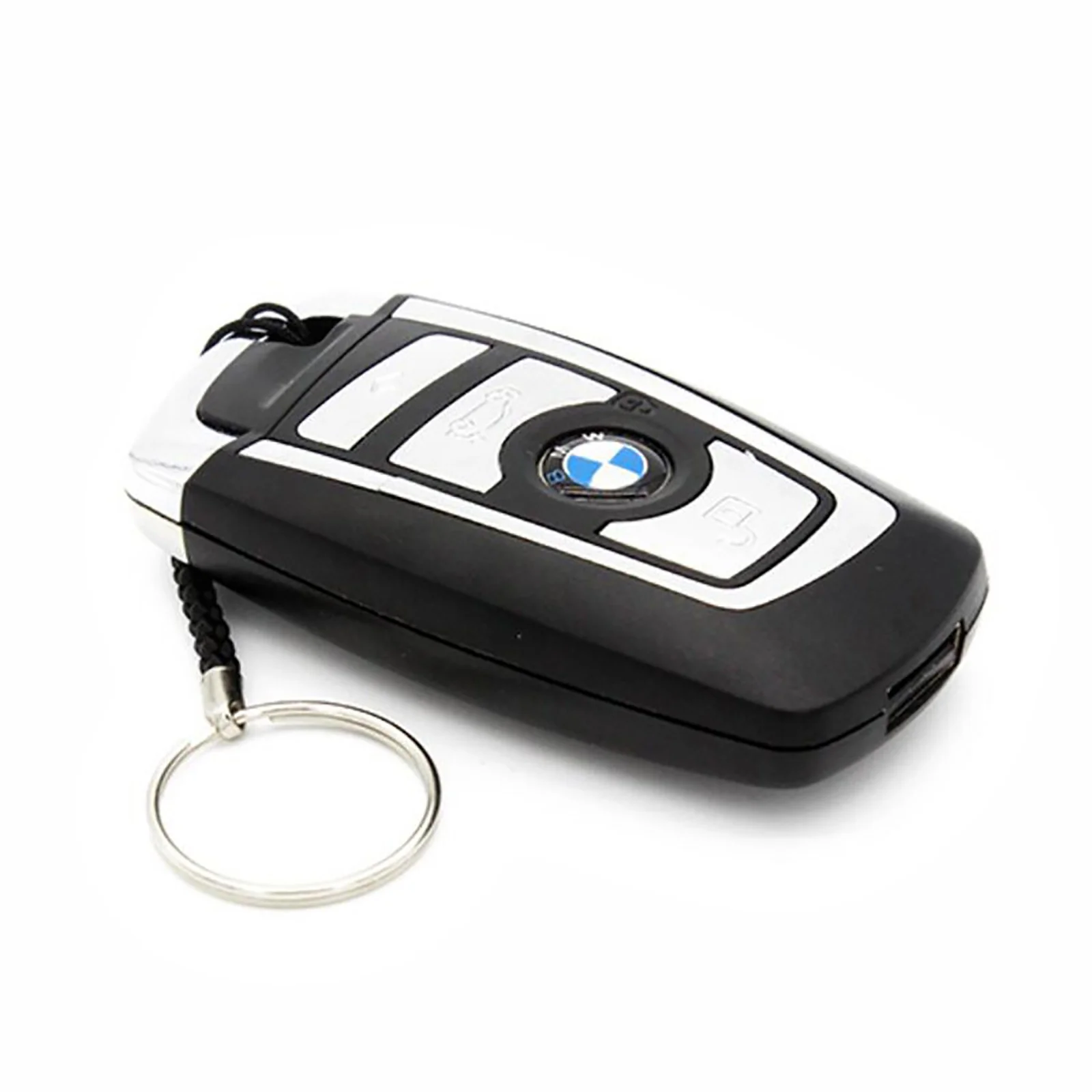 Флешка Пластиковая Автомобильный ключ БМВ Car Key BMW S178 Черный - фото 5