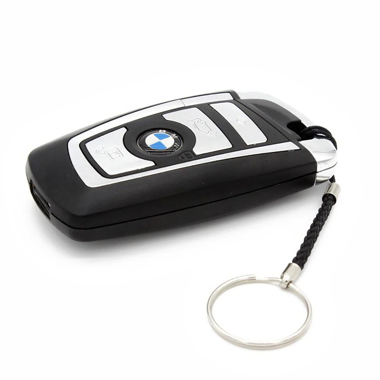 Флешка Пластиковая Автомобильный ключ БМВ Car Key BMW S178 Черный - фото 6