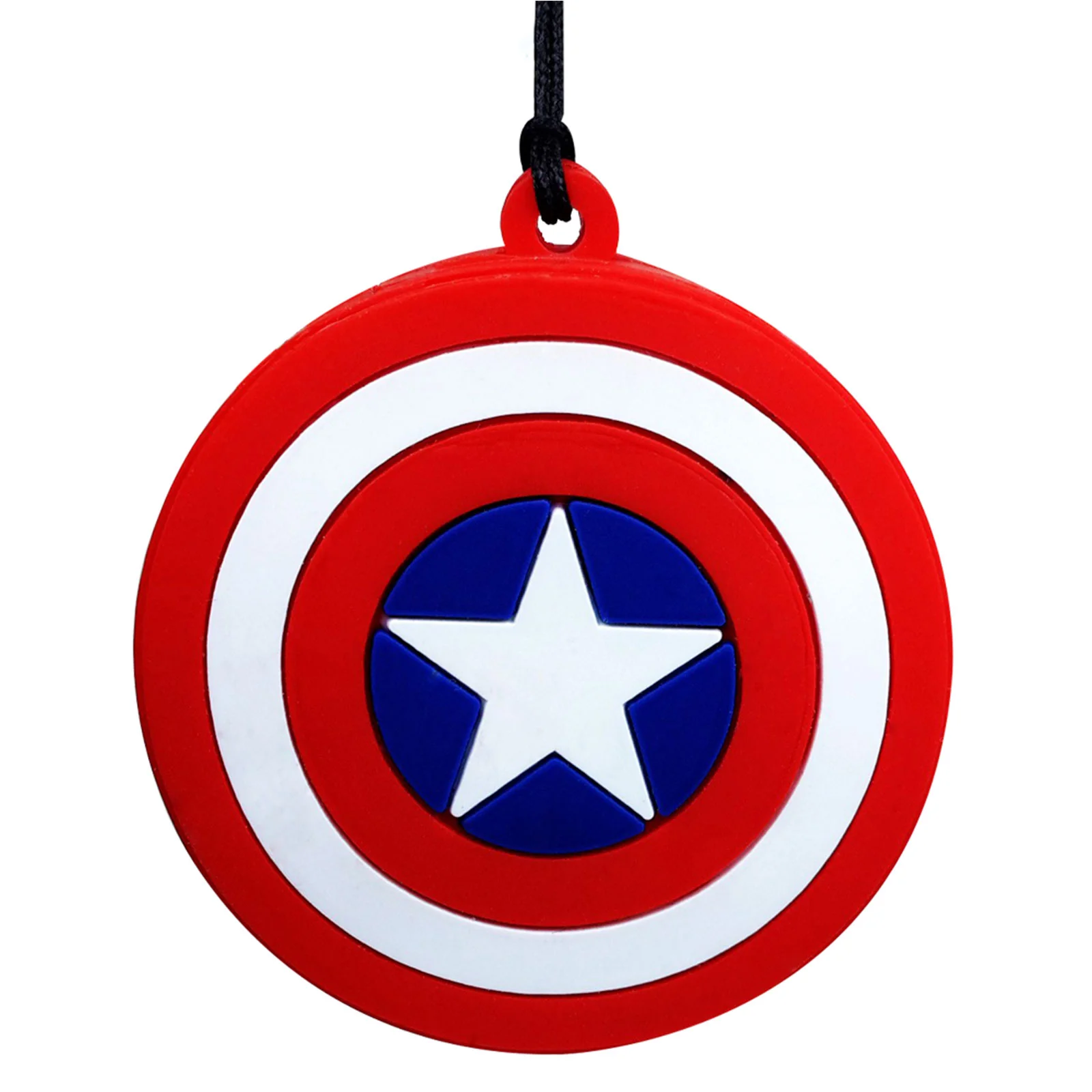 Флешка Резиновая Щит Капитан Америка Captain America Shield Q190 - фото 1
